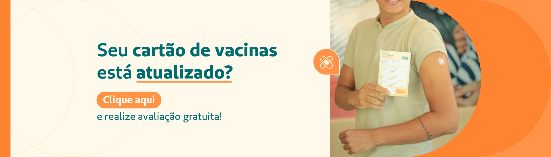 Avalie seu arto de vacinas.